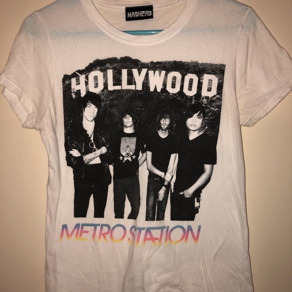 White Metro Station tee from Delia’s